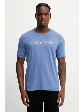 μπλουζάκι calvin klein performance χρώμα μοβ, lvgms5k164