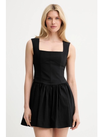 φόρεμα answear lab χρώμα μαύρο 77% βισκόζη, 20%