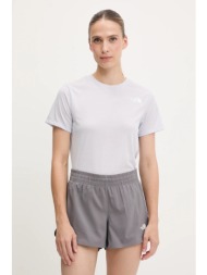 αθλητικό μπλουζάκι the north face foundation vertical χρώμα: μπλε, nf0a8br00ti1 100% πολυεστέρας