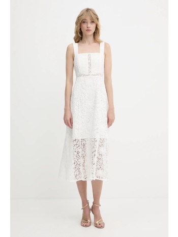 φόρεμα morgan χρώμα άσπρο, rovida 100% πολυεστέρας