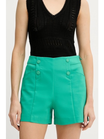 σορτς morgan χρώμα πράσινο, sheon 52% βαμβάκι, 46%
