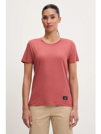 αθλητικό μπλουζάκι salewa eagle χρώμα πορτοκαλί