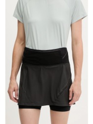 αθλητική φούστα dynafit ultra 2in1 χρώμα: γκρι, 08.0000071459 κύριο υλικό: 100% ανακυκλωμένος πολυεσ