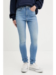 τζιν παντελόνι tommy jeans χρώμα: μπλε, dw0dw20028 92% βαμβάκι, 6% ελαστομυλίστερ, 2% ελαστάν