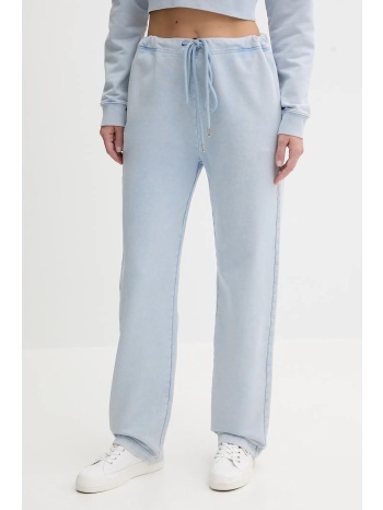 βαμβακερό παντελόνι moschino jeans χρώμα μπλε, 0305 3730