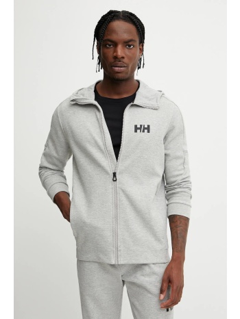 αθλητική μπλούζα helly hansen tech sweat χρώμα γκρι, με
