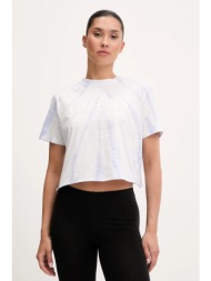 βαμβακερό μπλουζάκι guess genziana χρώμα: μπλε, v5gi19 i3z14 100% βαμβάκι