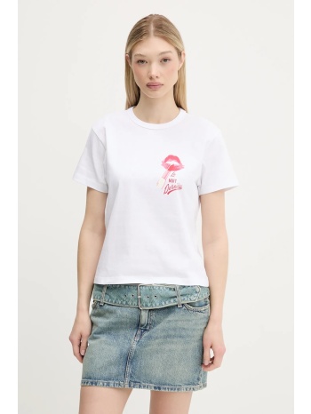 βαμβακερό μπλουζάκι hugo χρώμα άσπρο, 50544897 100% βαμβάκι