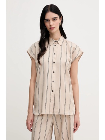 πουκάμισο marc aurel χρώμα μπεζ, 6302-1002-93421 62%