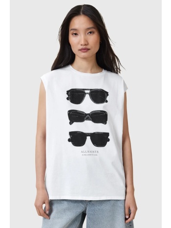 βαμβακερή μπλούζα allsaints sunnies γυναικεία, χρώμα