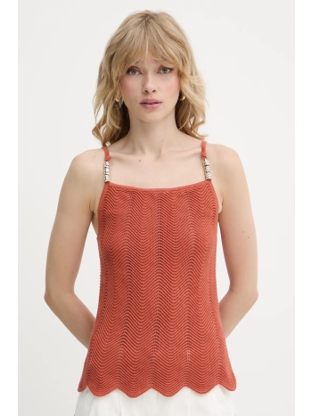 top morgan χρώμα πορτοκαλί, molovic 60% βαμβάκι, 40%