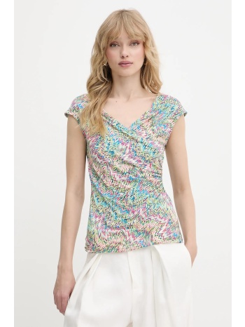 μπλουζάκι morgan χρώμα πράσινο, dpoppa 94% πολυεστέρας, 6%