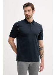 πόλο boss χρώμα: ναυτικό μπλε, 50543387 70% βαμβάκι, 26% πολυαμίδιο, 4% ελαστάν