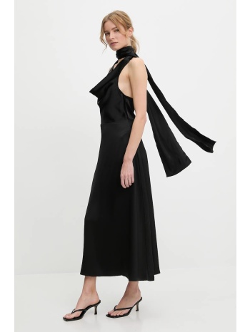 φόρεμα answear lab χρώμα μαύρο 100% πολυεστέρας