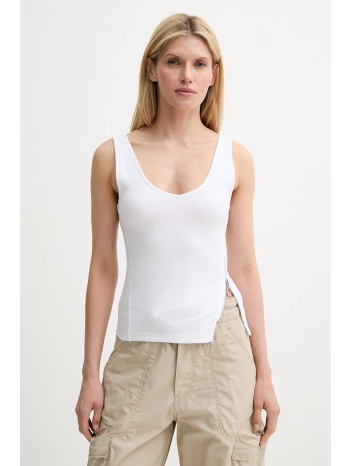 βαμβακερό τοπ g-star χρώμα άσπρο, d26226-d275 100%