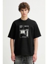 βαμβακερό μπλουζάκι g-star ανδρικό, χρώμα: μαύρο, d26052-d959 100% οργανικό βαμβάκι