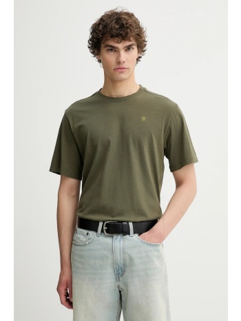 βαμβακερό μπλουζάκι g-star ανδρικό, χρώμα πράσινο