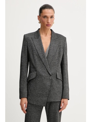 σακάκι boss χρώμα γκρι, 50545978 κύριο υλικό 55% βισκόζη