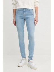 τζιν παντελόνι tommy jeans χρώμα: μπλε, dw0dw20651 98% βαμβάκι, 2% ελαστάν