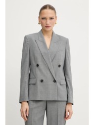 μάλλινο σακάκι boss χρώμα: γκρι, 50543302 κύριο υλικό: 100% παρθένο μαλλί
φόδρα: 55% πολυεστέρας, 45