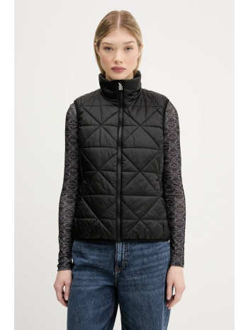 αμάνικο μπουφάν hugo χρώμα μαύρο, 50544136 φόδρα 100%