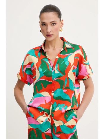 πουκάμισο morgan χρώμα πορτοκαλί, crou.f 100% πολυεστέρας