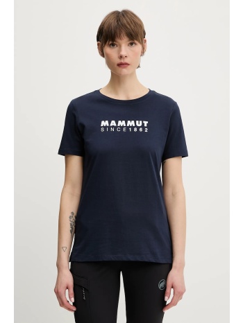αθλητικό μπλουζάκι mammut χρώμα ναυτικό μπλε, 1017-03903