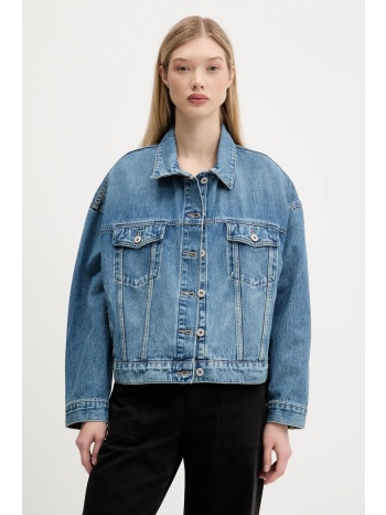 τζιν μπουφάν hugo blue χρώμα μπλε, 50541559 100% βαμβάκι