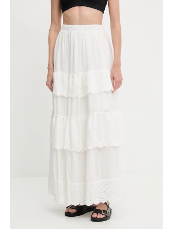 φούστα answear lab χρώμα άσπρο 96% βαμβάκι, 4% ελαστάν
