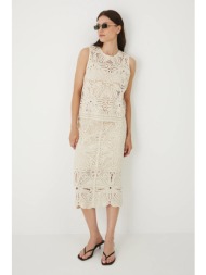 φούστα medicine χρώμα: μπεζ κύριο υλικό: 96% βαμβάκι, 4% πολυαμίδιο
φόδρα: 95% βισκόζη, 5% ελαστάν

