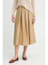 φούστα από λινό μείγμα ...