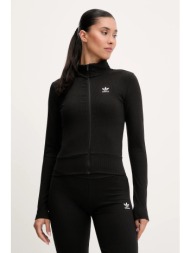 μπλούζα adidas originals essential χρώμα: μαύρο, jd5905 43% βαμβάκι, 43% ρεγιόν, 14% ελαστάν