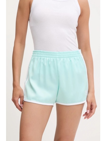 σορτς adidas originals 3-stripes χρώμα τιρκουάζ, jd3123