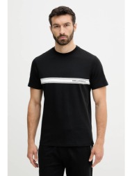 βαμβακερό μπλουζάκι karl lagerfeld ανδρικό, χρώμα: μαύρο, a3m46001 100% οργανικό βαμβάκι