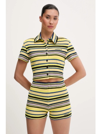 πουκάμισο adidas originals towel s tee χρώμα κίτρινο