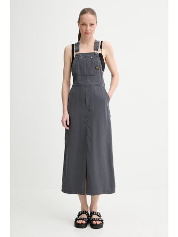 φόρεμα g-star χρώμα γκρι, d26159-d522 κύριο υλικό 90%