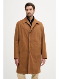 παλτό boss χρώμα καφέ ...