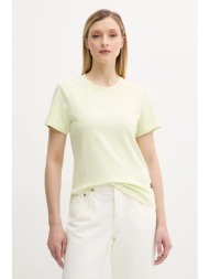 βαμβακερό μπλουζάκι g-star χρώμα: πράσινο, d26248-d101 100% οργανικό βαμβάκι