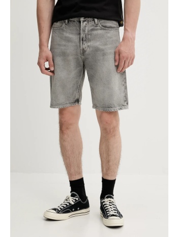 βαμβακερό τζιν σορτς g-star χρώμα γκρι, d24411-d933 υλικό