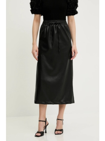 φούστα answear lab χρώμα μαύρο 50% πολυεστέρας, 45%