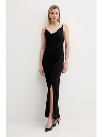 φόρεμα answear lab χρώμα μαύρο 100% βισκόζη