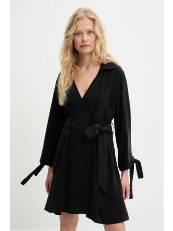 φόρεμα answear lab χρώμα μαύρο 90% modal, 10% πολυεστέρας