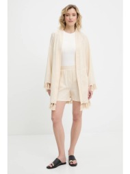 σετ answear lab χρώμα: μπεζ 100% βισκόζη