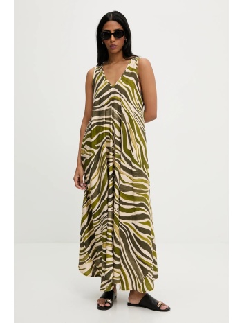 φόρεμα answear lab χρώμα πράσινο 88% βισκόζη, 12%