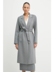 μάλλινο παλτό boss χρώμα: γκρι, 50541513 κύριο υλικό: 80% μαλλί, 20% πολυαμίδιο
φόδρα τσέπης: 100% π