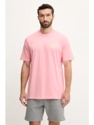 βαμβακερό μπλουζάκι adidas originals graphic tee ανδρικό, χρώμα: ροζ, kc4957 κύριο υλικό: 100% βαμβά