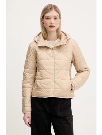 μπουφάν hugo χρώμα μπεζ, 50544151 φόδρα 100%