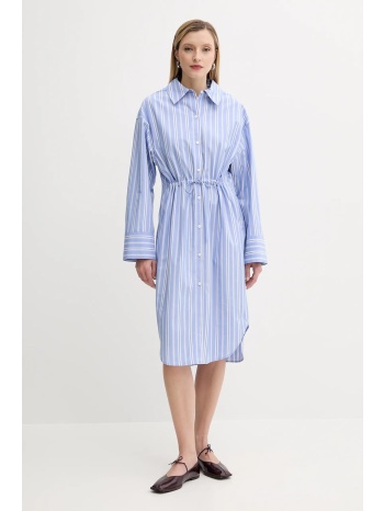 φόρεμα samsoe samsoe sacatan χρώμα μπλε, f25200086 55%