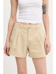 σορτς guess jeans χρώμα: πράσινο, w5gd1u wgb51 98% βαμβάκι, 2% σπάντεξ