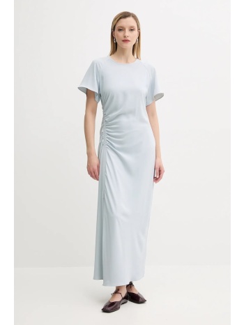 φόρεμα samsoe samsoe saalbero χρώμα γκρι, f25200100 100%